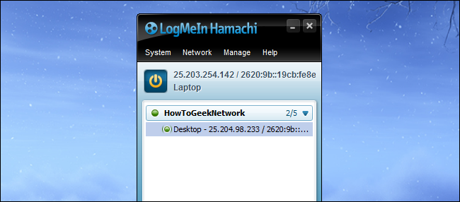 Hamachi-PC-connectés