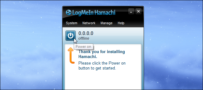 Hamachi-bouton-on