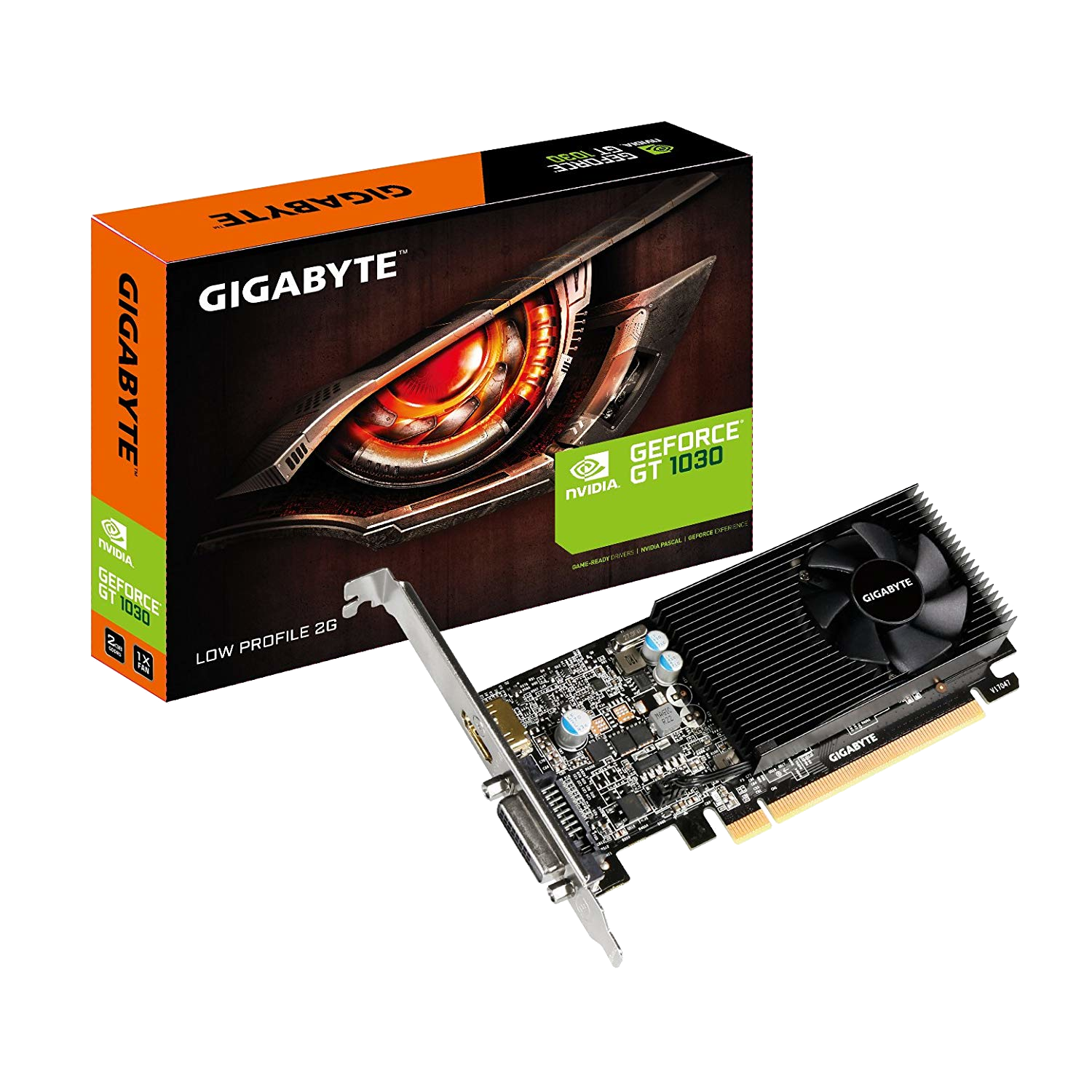 Nvidia GeForce GT 1030 low profile PC multimedia reconditionné