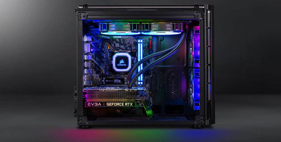 Montage PC tour gamer reconditionné RGB