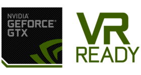 VR Ready gaming PC dark Nvidia logo