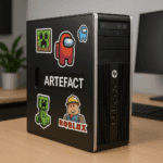 Artefact Firestarter avec stickers
