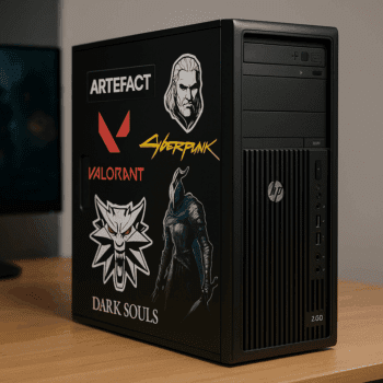 Artefact Gaming avec stickers