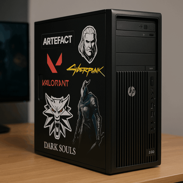 Artefact Gaming avec stickers