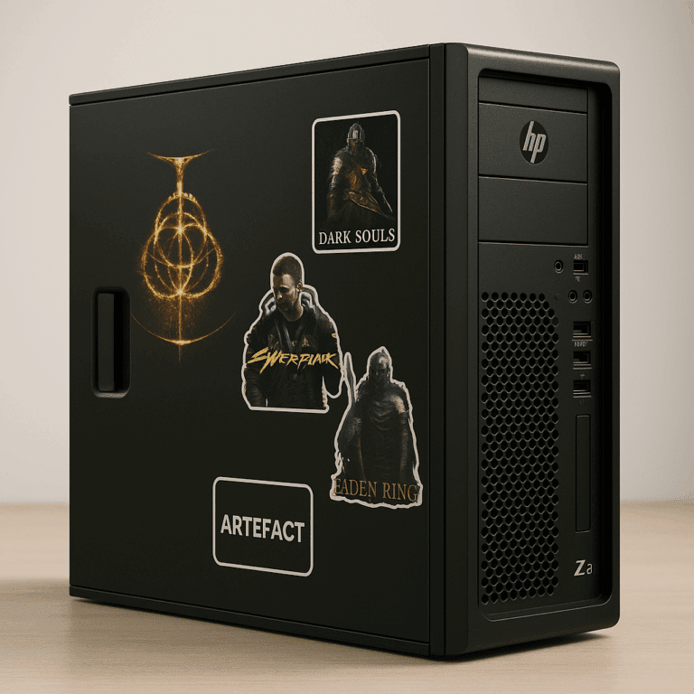 Artefact Hellforge avec stickers