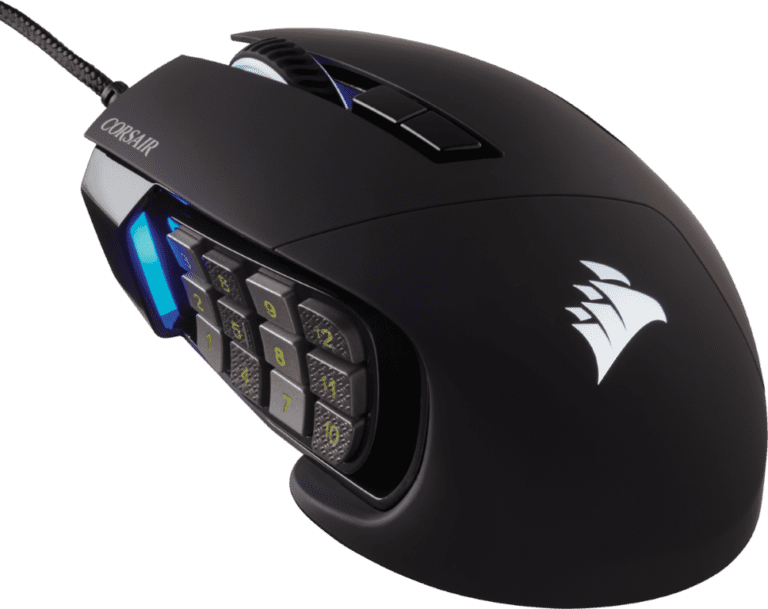 Souris gaming 17 boutons reconditionnée Corsair-Scimitar-ELITE-NOIR 3