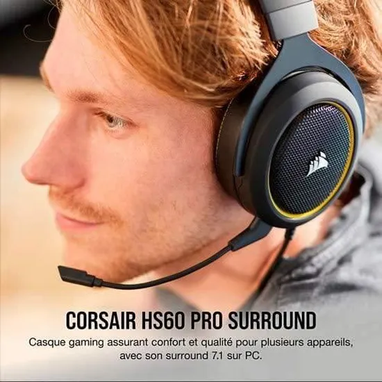 Casque gamer reconditionné Corsair HS60 Pro