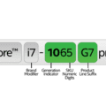 Découpage signification du nom d'un processeur Intel