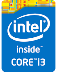 Logo Intel Core i3 GOLD
