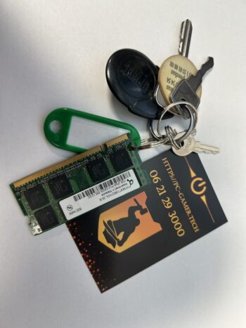 Porte cles recycle barrette de ram memoire sodimm pc portable