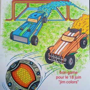 Affiche tournoi Rocket League Jim colors