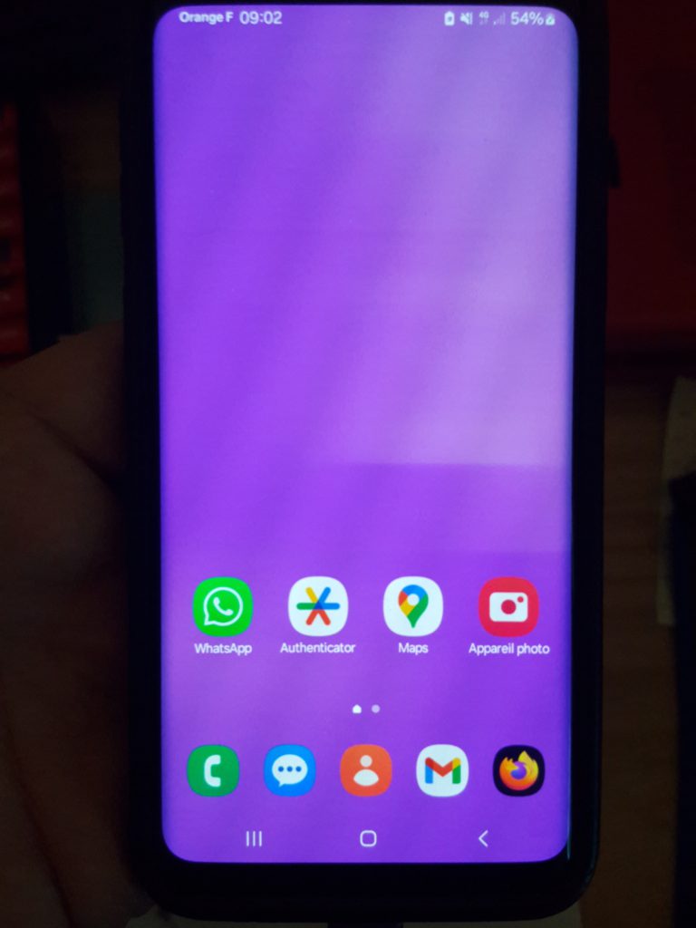 Galaxy S9 sur Android 14