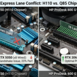 Incompatibilité pcie 8x 16x h110 sff
