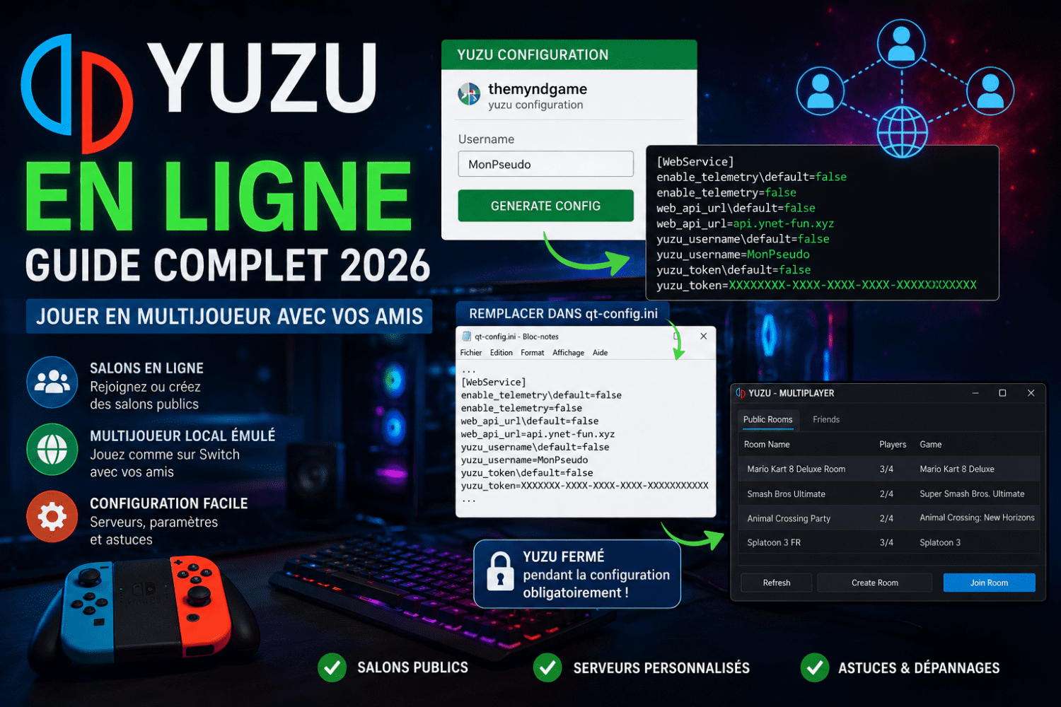 Comment jouer en ligne sur Yuzu en 2026