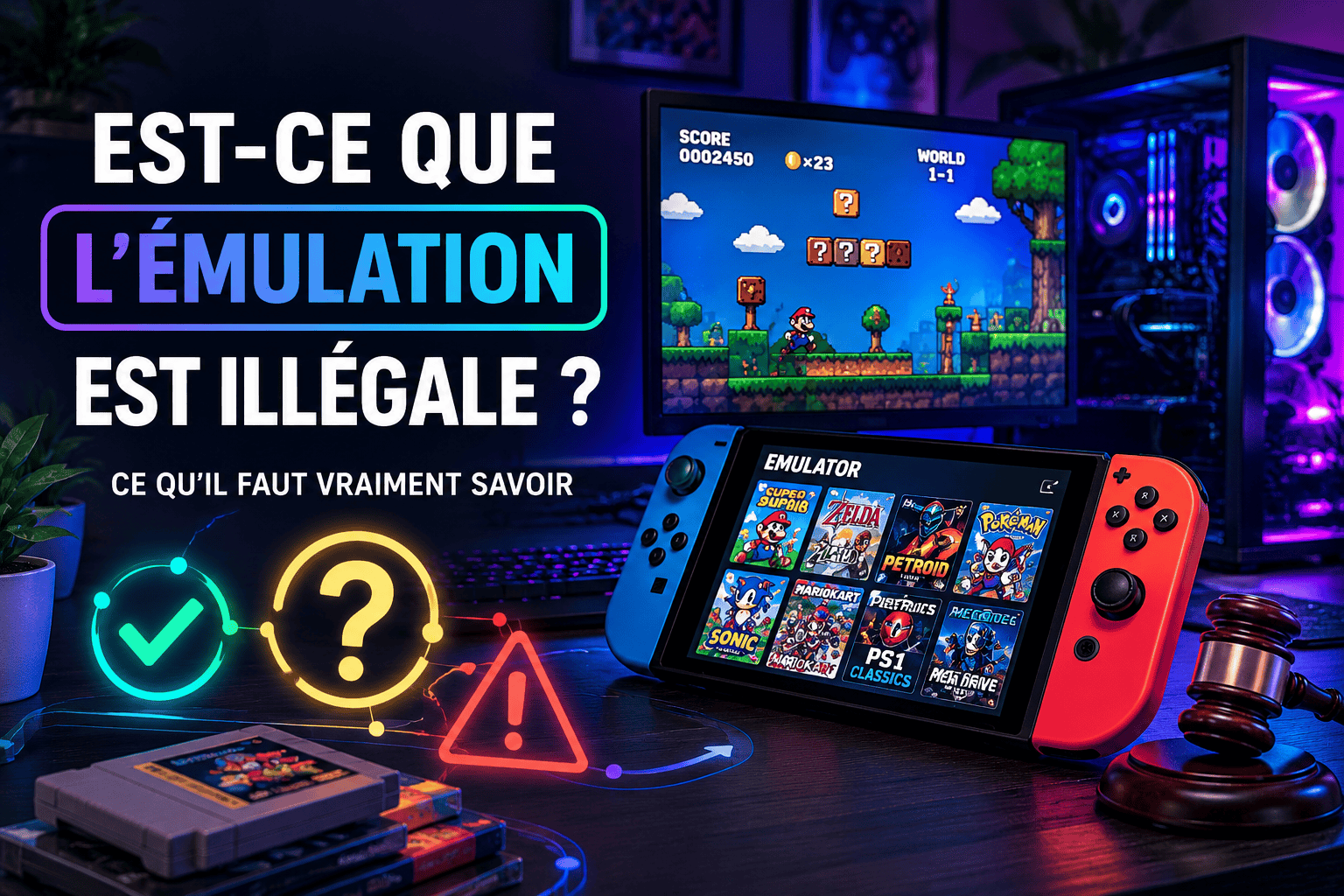 Est-ce que l’émulation est illégale