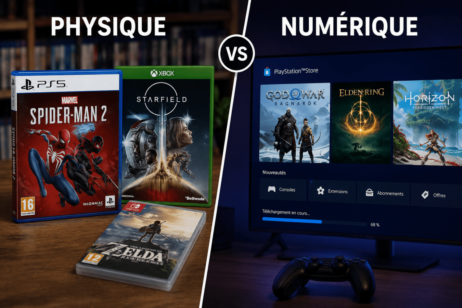 Peut-on encore acheter des jeux video physiques