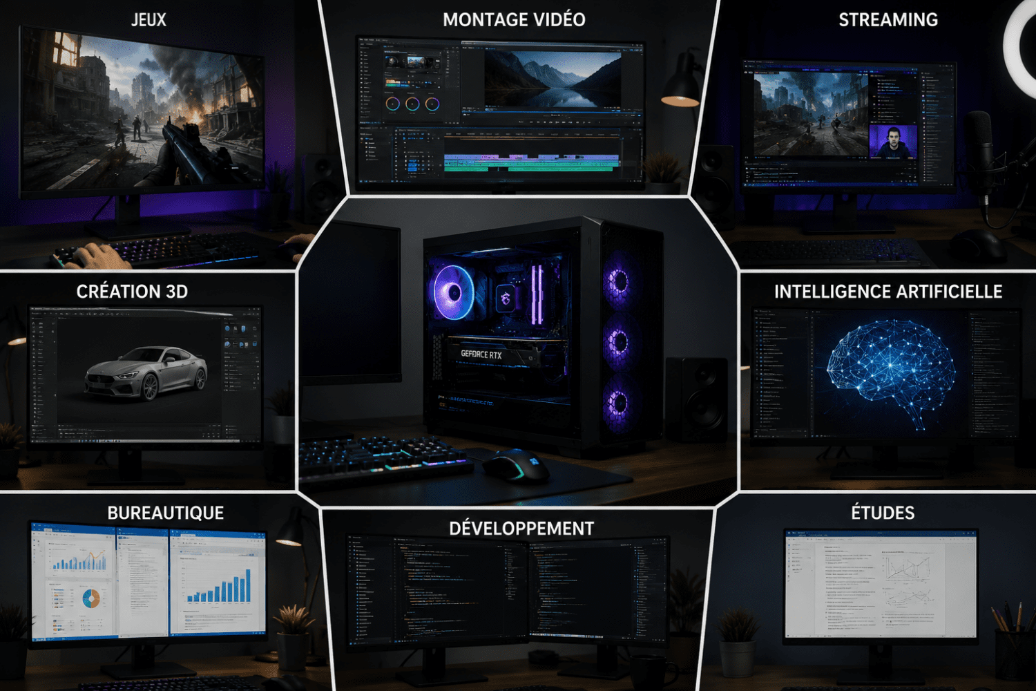 Peut-on utiliser un PC gaming pour d'autres usages