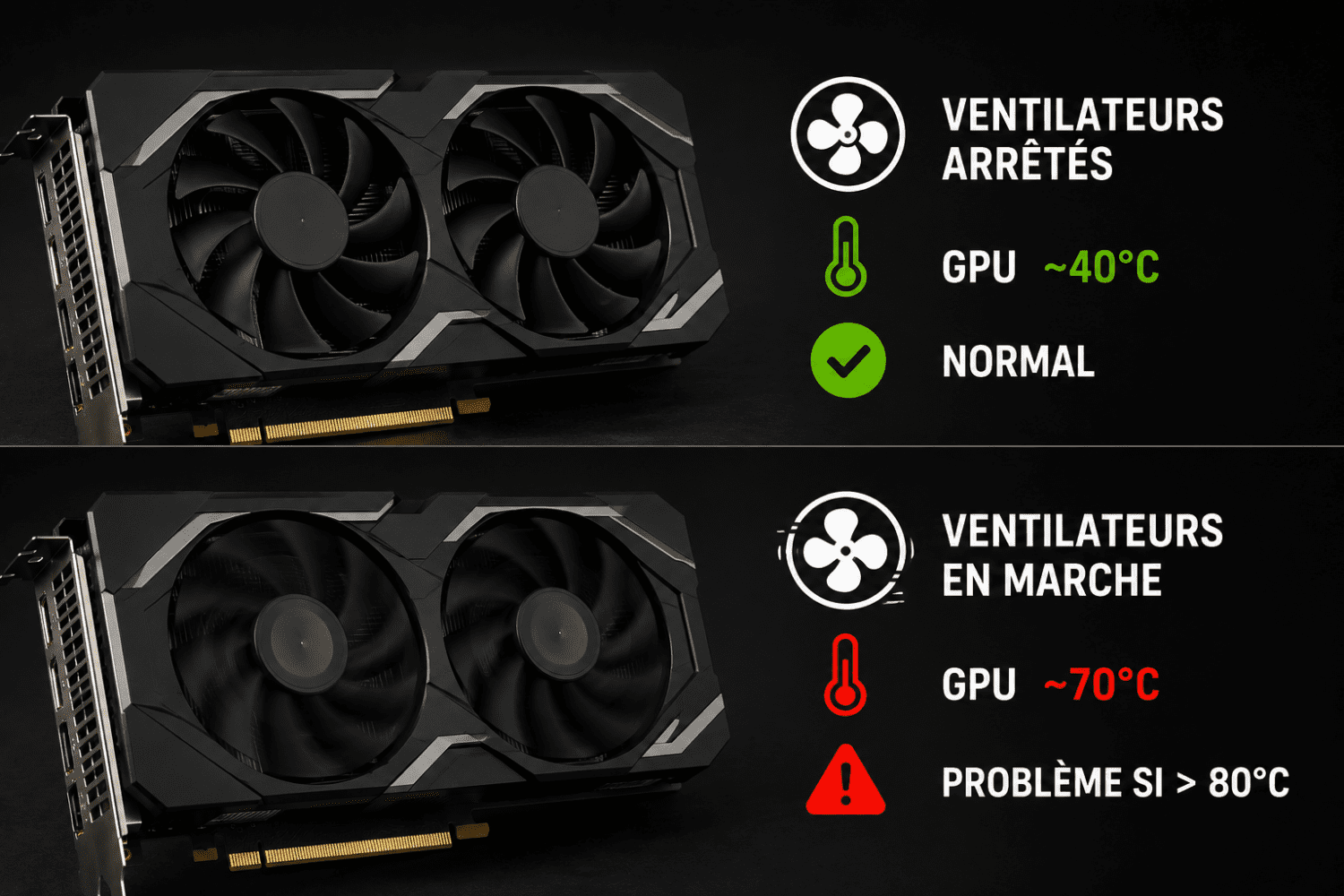 Pourquoi mon ventilateur de GPU ne tourne pas