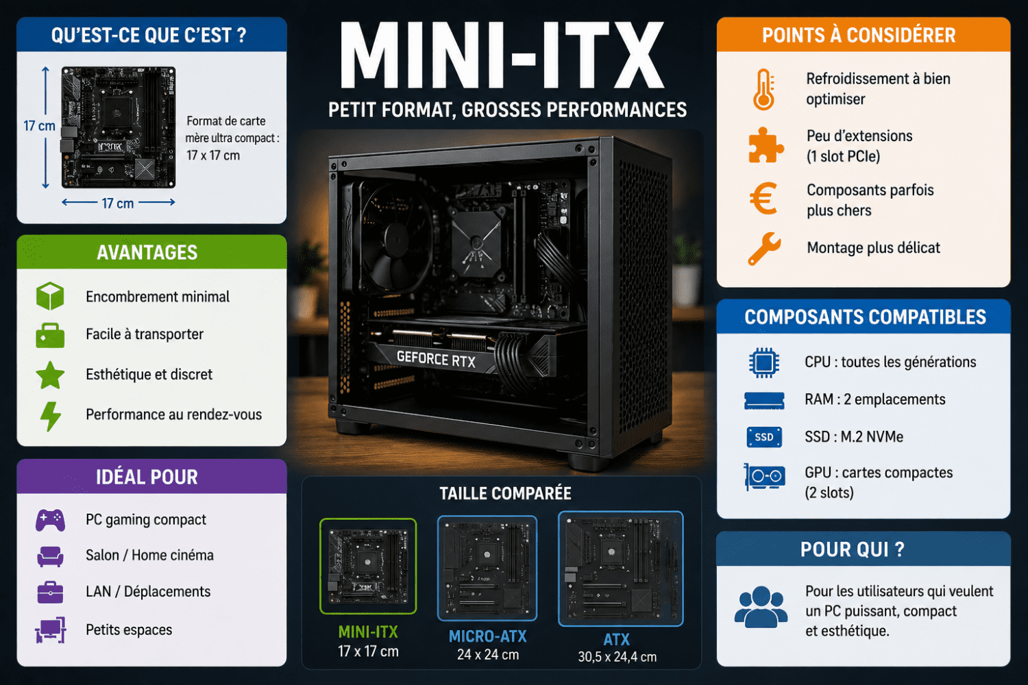Tout ce qu'il faut savoir sur le format Mini-ITX
