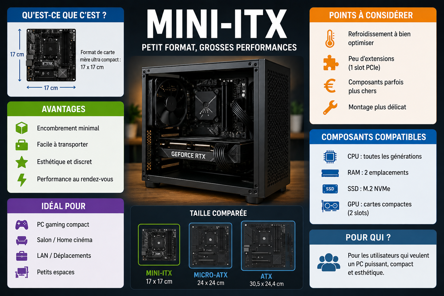 Tout ce qu'il faut savoir sur le format Mini-ITX