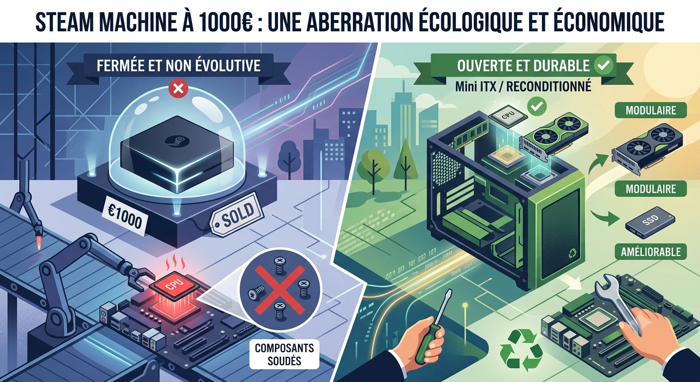 Steam Machine une aberration écologique