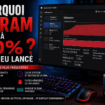 Pourquoi la RAM monte à 90 % sans jeu lancé