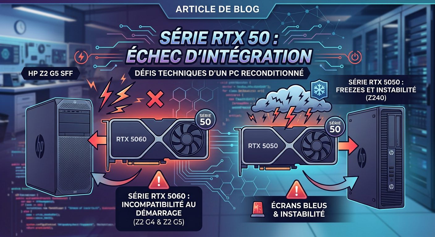 Instabilités Nvidia Série 50